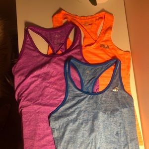 3 Workout Tank Tops (Adidas&Fila)